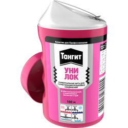 Нить для герметизации Тангит 3002911 Уни-Лок 100 м в шоу-боксе | Тангит