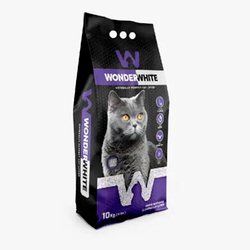 Wonder White Наполнитель комкующийся c ароматом лаванды