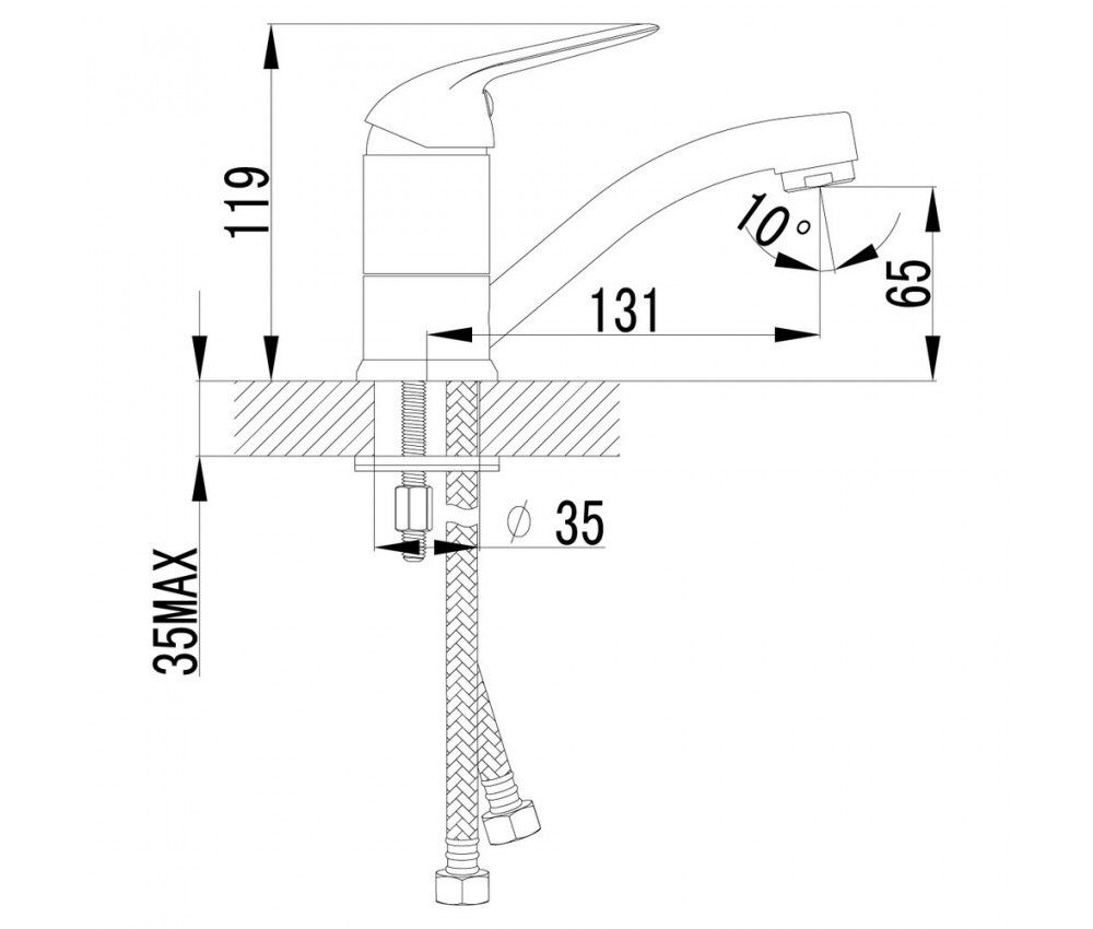 Смеситель LM1207C PLUS ADVANCE LEMARK для умывальника