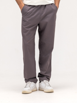 Джоггеры льняные. Графит