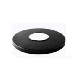 Накладка на опору металлическую ЭРА черная круглая | Садово-парковые светильники