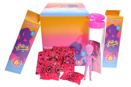 Кукла меняющая цвет 15 см