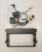 Магнитола для VolksWagen T5, T6, Tiguan, Passat, Polo, Jetta, Golf, Amarok и др. - Kuberg монитор 12.3" в стиле BMW на Android 13, Быстрая, CarPlay, 4G SIM-слот