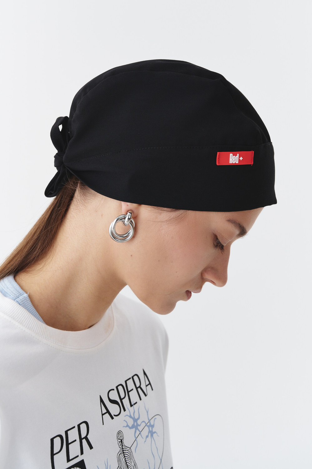 Шапочка медицинская унисекс, черный