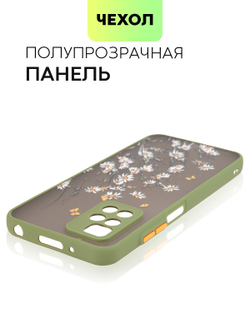 Чехол BROSCORP для Xiaomi Redmi 10 оптом (арт. XM-R10-ST-TPU-KHAKI-PRINT)
