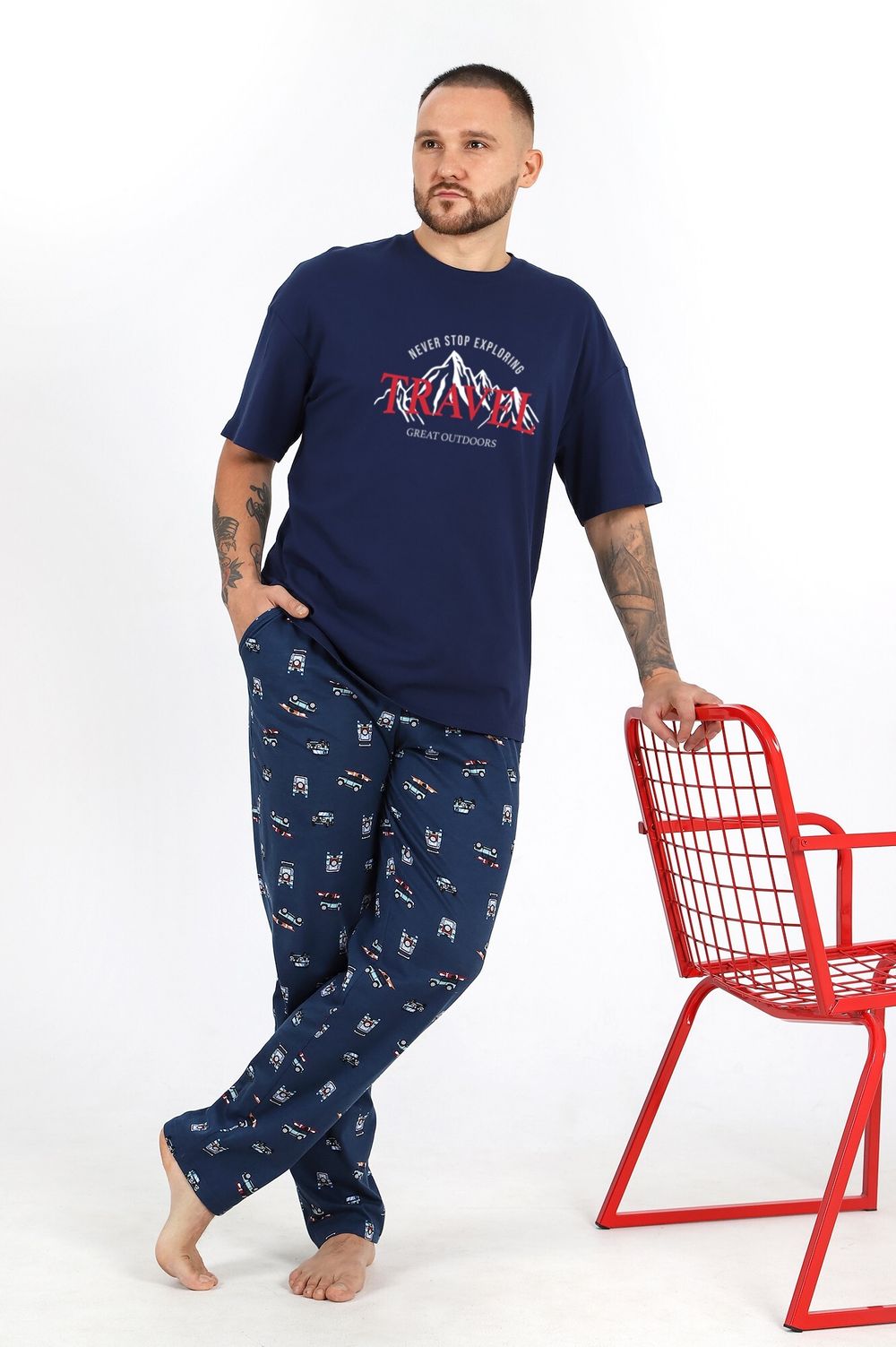 Костюм мужской Тревел-2 Виотекс ТЁМНО-СИНИЙ