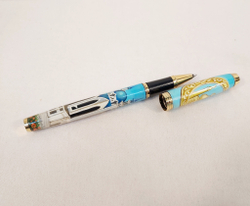 Ручка  с ручной росписью Палех "Мечеть"