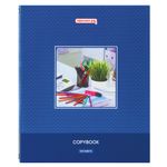 Тетрадь на кольцах А5 (175х215 мм), 120 л., картонная обложка, клетка, глянцевая ламинация, ОФИСМАГ, "Офисный стиль", 403280