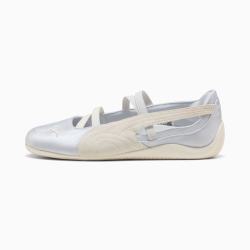PUMA Женские кроссовки-балетки Speedcat Satin, серебряный