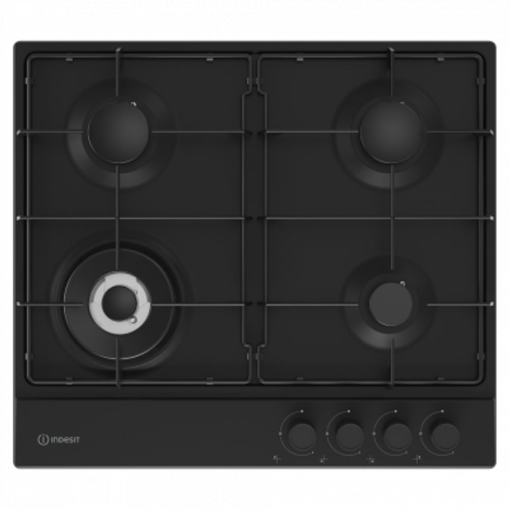 Встраиваемая газовая варочная панель Indesit THPM 641 W/BK/I