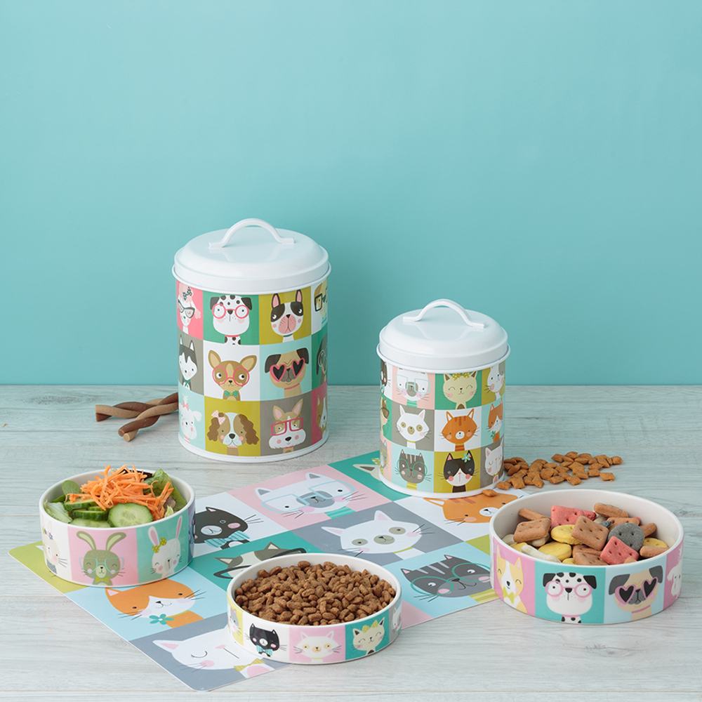 Банка для хранения кошачьего корма pawtrait, 1 л