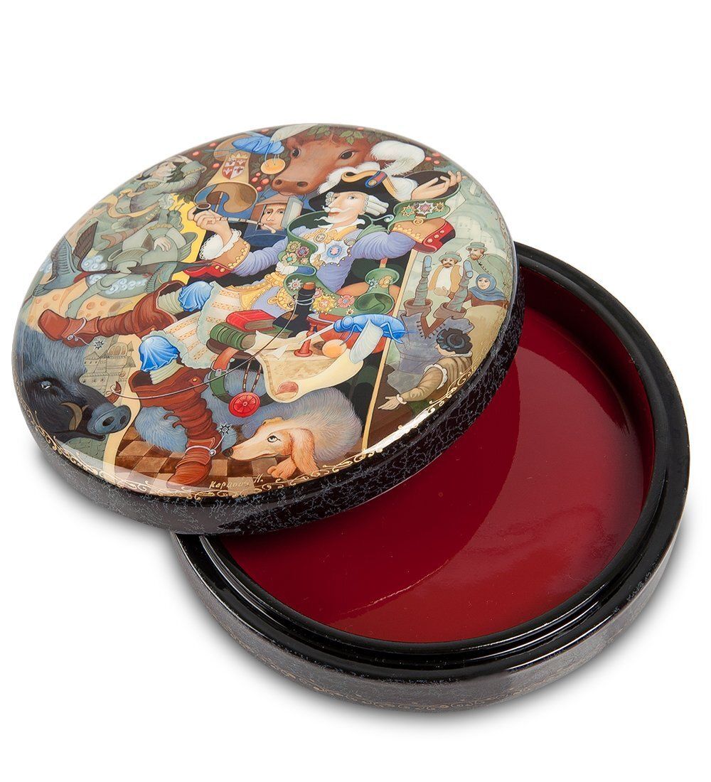 ШК-30/ 38 Шкатулка «Барон Мюнхгаузен» Кардова А.