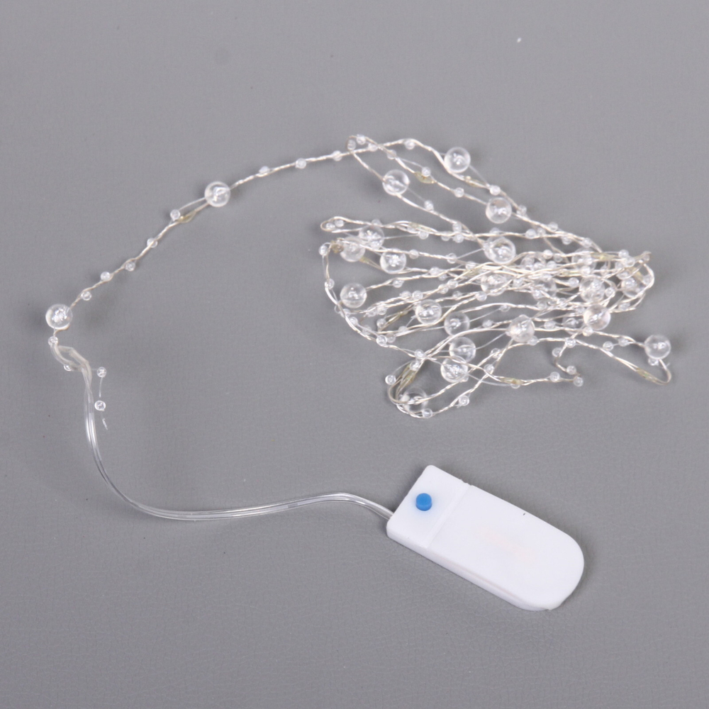 Гирлянда для дома «Льдинка» на батарейках 2,0 м 20 ламп LED, 3 реж, IP-20, Зеленый