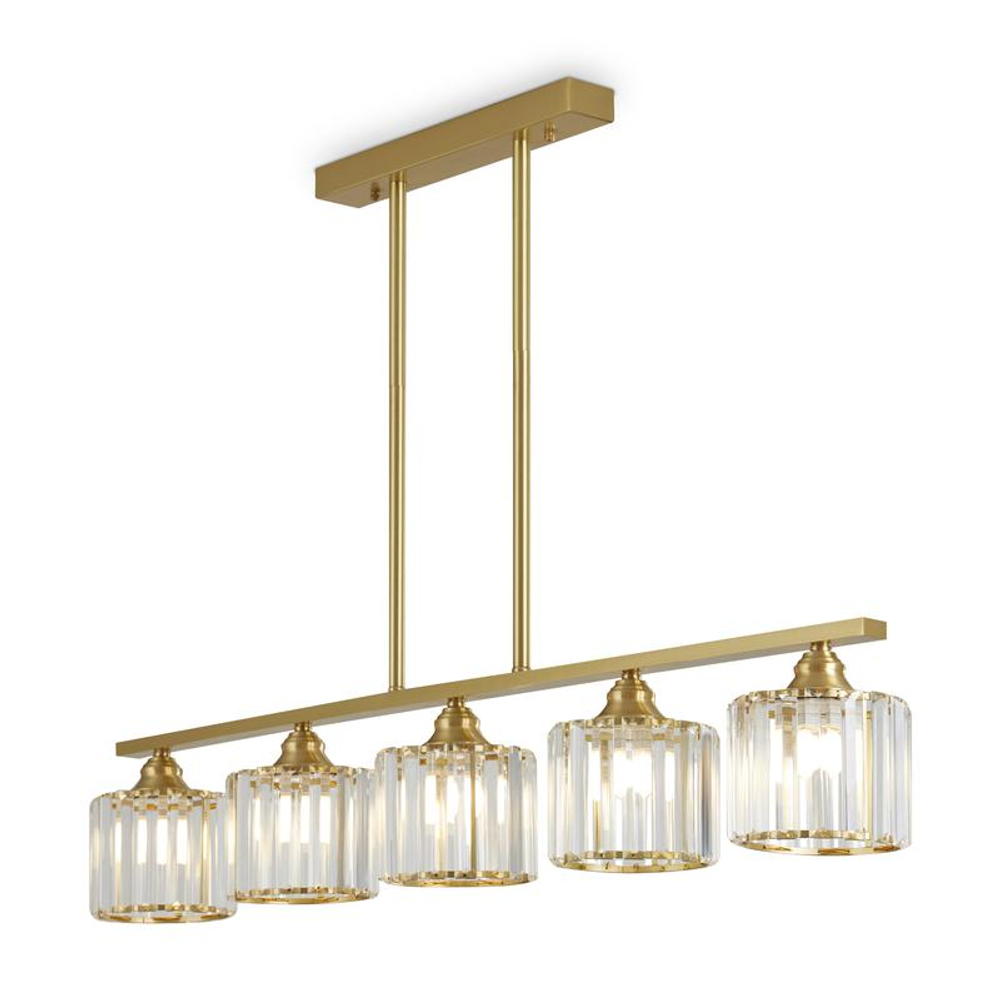 Люстра Ferrera 200Вт E27х5 IP20 Freya FR5474PL-05G