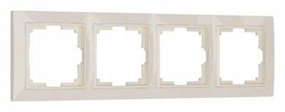 Рамка на 4 поста Werkel Snabb Basic (слоновая кость) W0042003