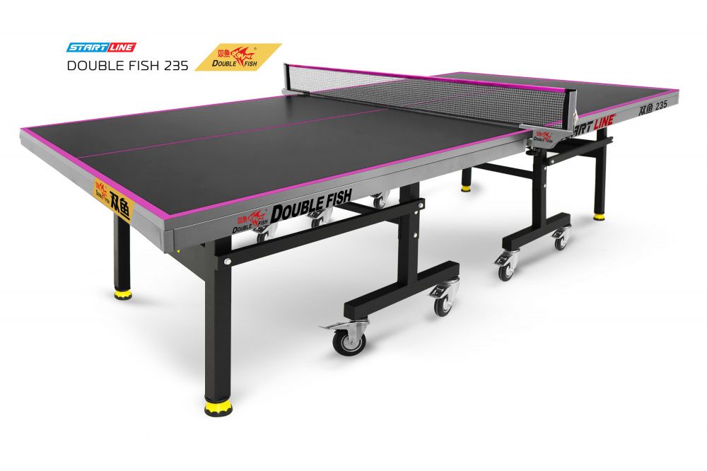 Стол теннисный Double Fish 235 черный