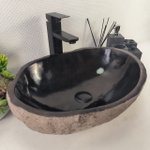 Раковина из речного камня RS-65000 50*37*15 0857