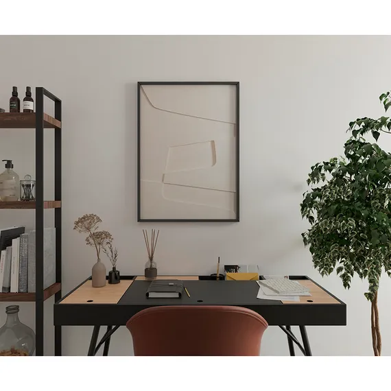 Фактурное панно с эффектом 3D Minimalism, 50х70 см, бежевый