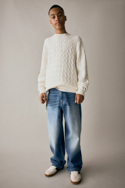 H&M Джинсы Baggy Fit, синий