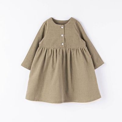 Corduroy dress - Avocado