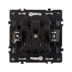 Механизм электрической розетки SCT-NOBE-MEU1-SFPL-WH (230V, 16A) (Arlight, Белый кварц) 054276