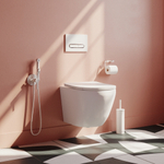 Унитаз подвесной безободковый IDDIS BLQNDSEI25 "Blanco Q" ТОРНАДО смыв, сиденье дюропласт, микролифт