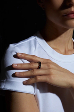 Кольцо дорожка sparkle Black