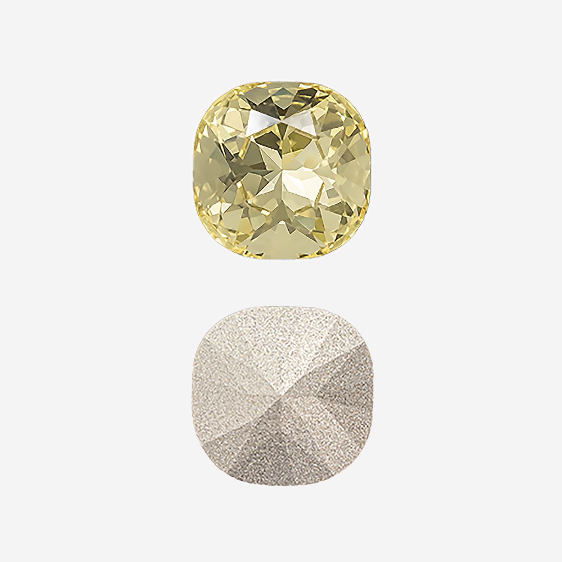 Кристалл Кушон (Сushion), оттенок "Лимонад"/"Jonquel", 10мм