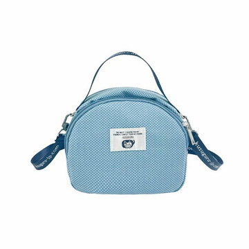 Мини-сумка пошет (pochette), с ремнем, MATILDASan, светло-синий, 25-8811-2, KUSUGURU