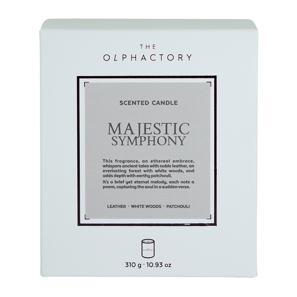 Свеча ароматическая 60ч Ambientair The Olphactory White Insignia Majestic Symphony