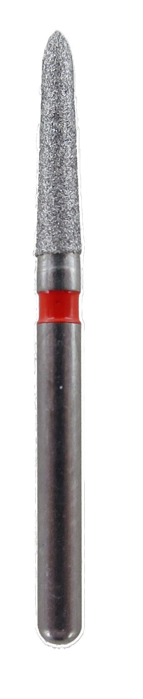 Бор алмазный 878 016 FG, красный, 1 шт. Форма: пуля., JOTA, Швейцария