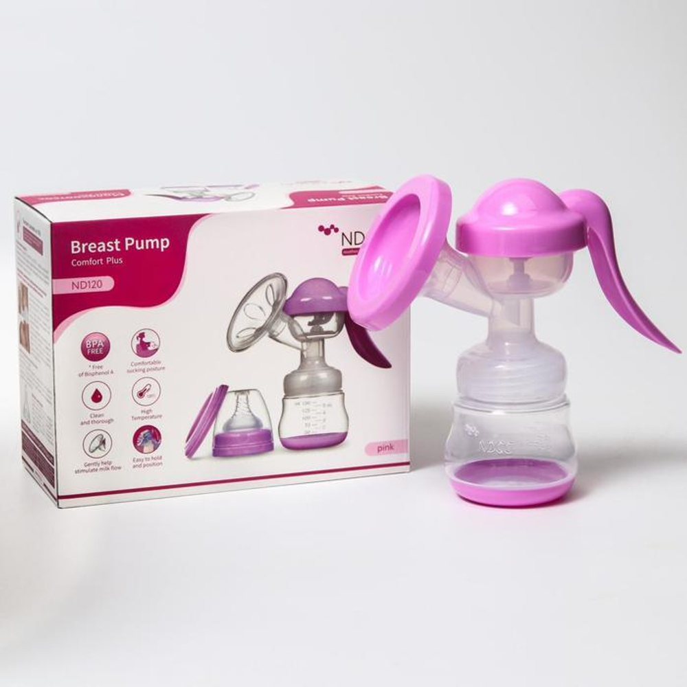 7403137 Молокоотсос ручной Comfort plus ND120, Pink