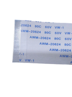 Шлейф FFC 50-pin Шаг 0.5mm Длина 15cm Прямой A-A AWM 20624 80C 60V VW-1