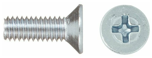 ВИНТ СТРОЙБАТ С ПОТАЙНОЙ ГОЛОВКОЙ ОЦИНК DIN 965 М 4Х12 16ШТ