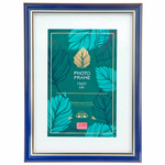 Фоторамка пластик 15х21 см Синий серебро