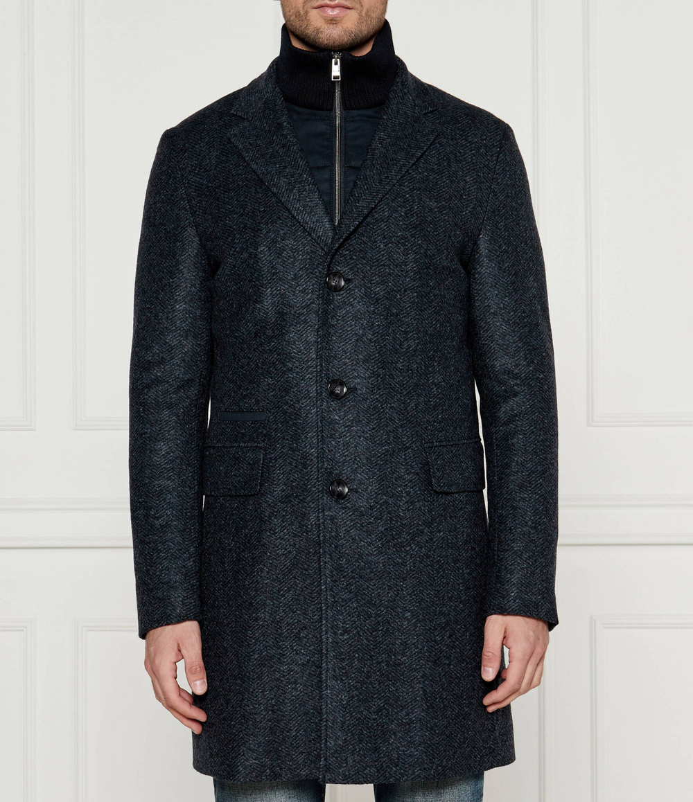 Пальто 2в1 h-hyde BOSS BLACK - темно-синий(50528131)