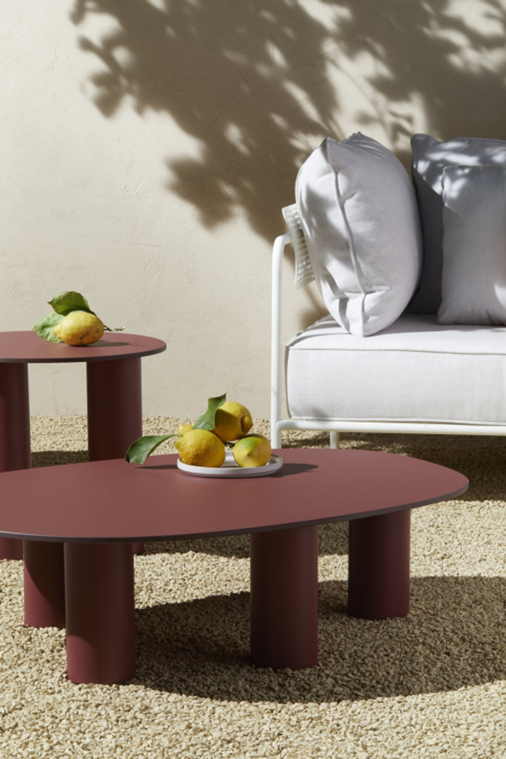 Столик ламинированный кофейный Scab Design Hyppo, карминный красный