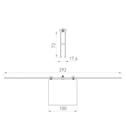 Коннектор прямой ALT-LINEAIR-FLAT-CON-I-2094 (ANOD) (Arlight, IP20 Металл, 3 года) 030293