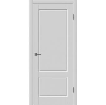 Межкомнатная дверь эмаль VFD Sheffield Cotton светло-серая эмаль глухая
