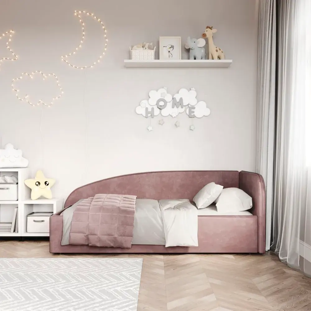 Кровать Элис 90х200 Терракотовый Правый Угол