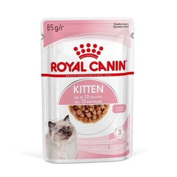 Пауч для котят с 4 до 12 месяцев, Royal Canin Kitten Instinctive (в соусе)