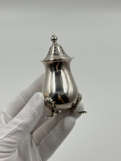 Солонка посеребренная