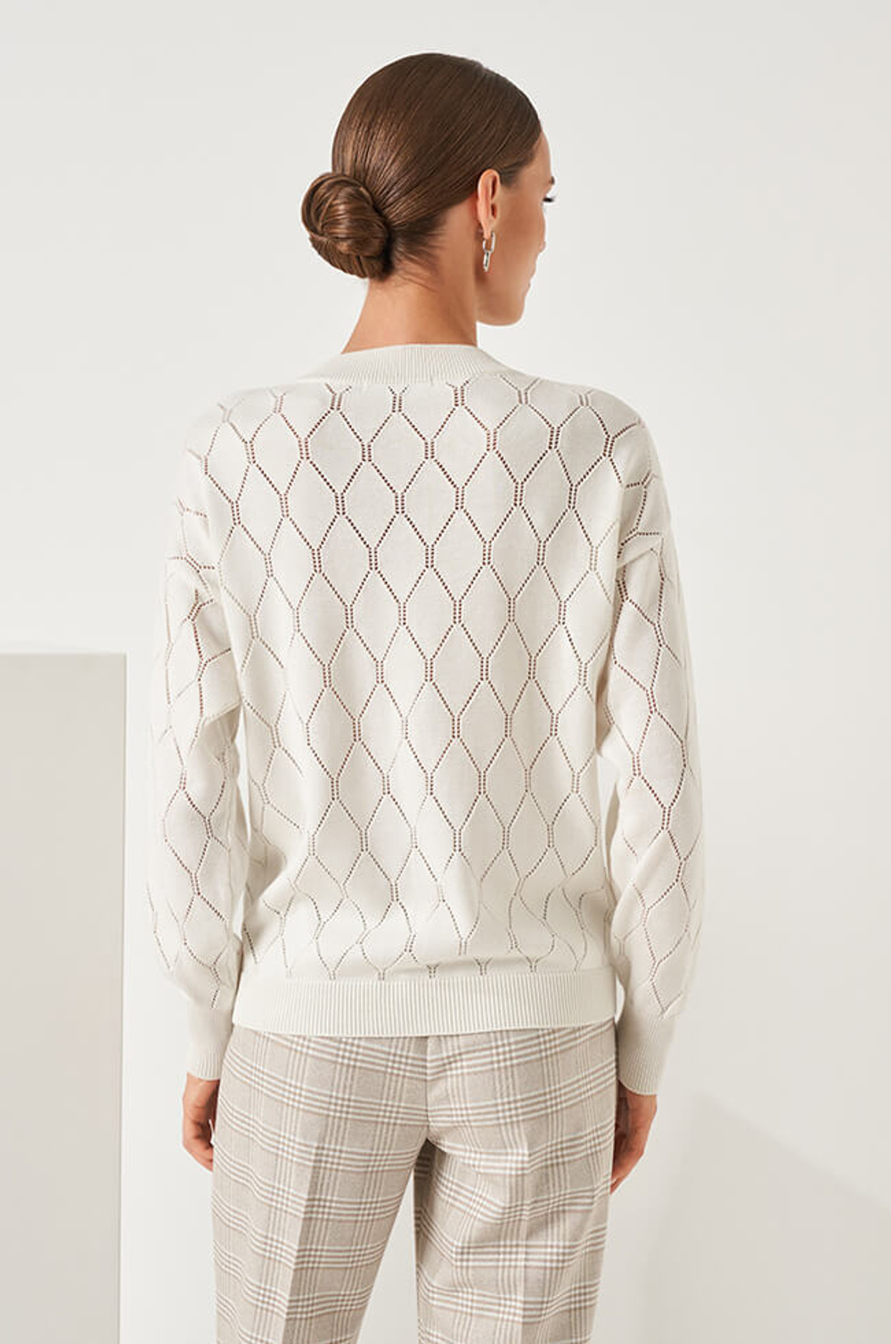 1827 Жакет женский (молочный)