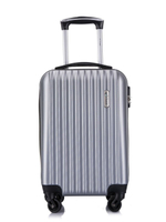 Маленький чемодан L'Case Krabi, серебристый, S