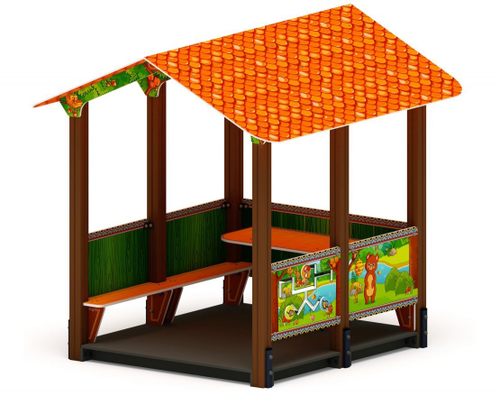 Домик большой 1 (полянка) МФ 10.01.07-04