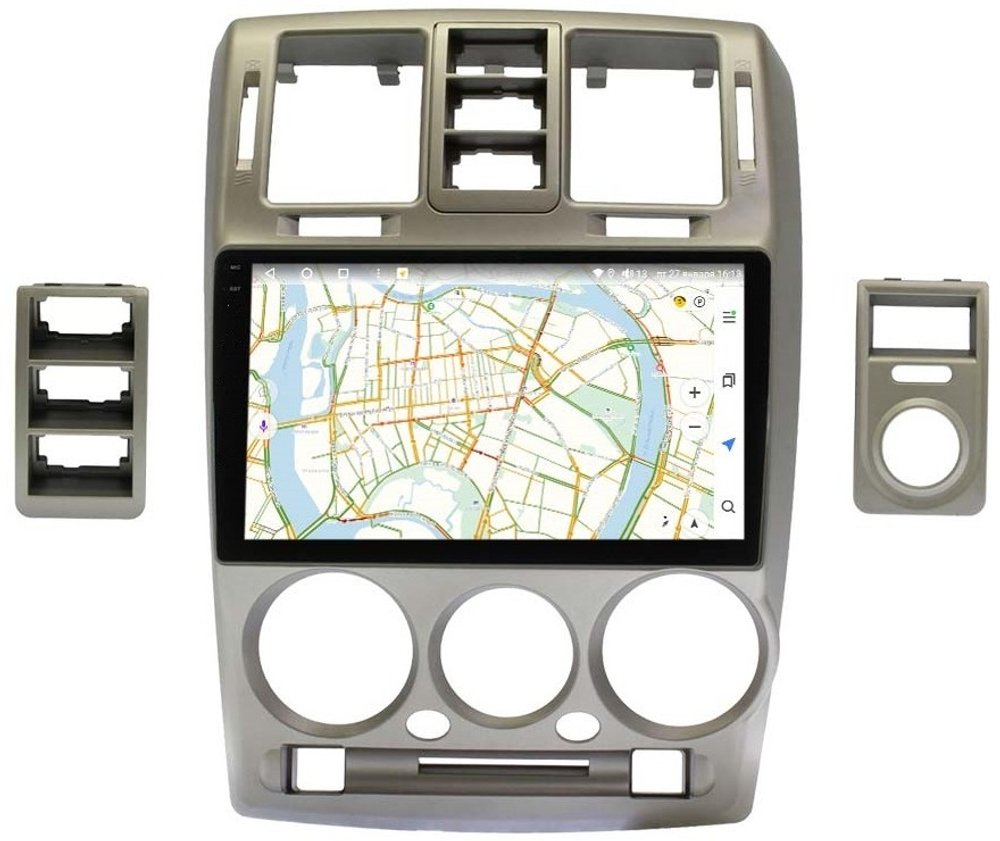 Магнитола для Hyundai Getz 2002-2011 - Vaycar VA23-1411-2K на Android 13, 8-ядер, 2K QLED, ТОП процессор, CarPlay,4G SIM-слот