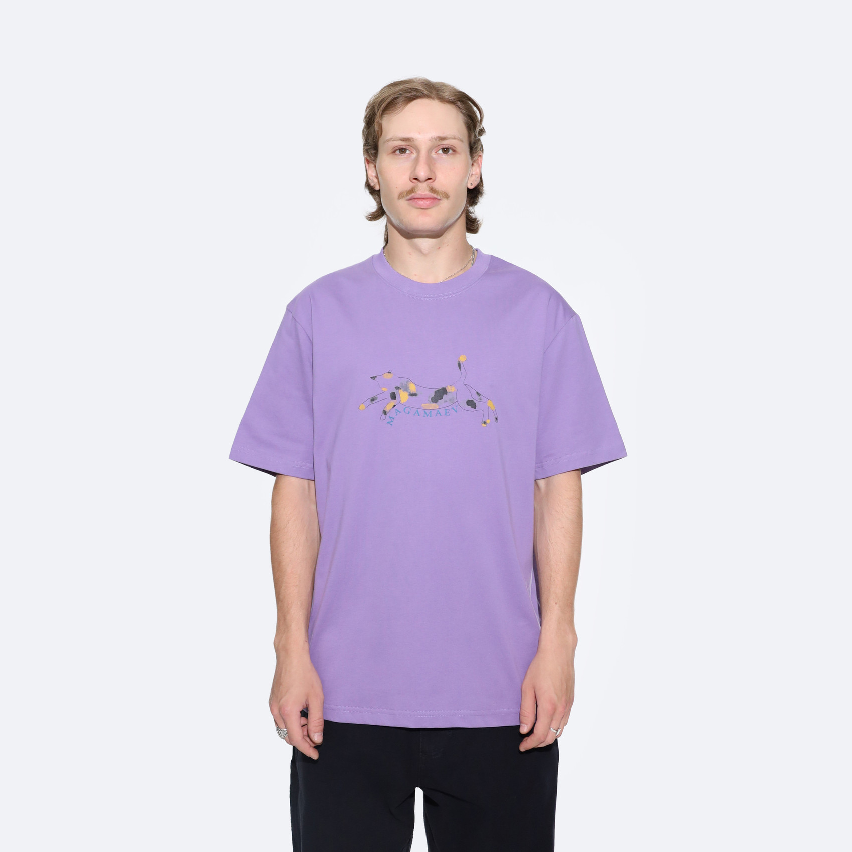Футболка Magamaev Neko T-Shirt (lavender) артикул: - купить в магазине Дайс