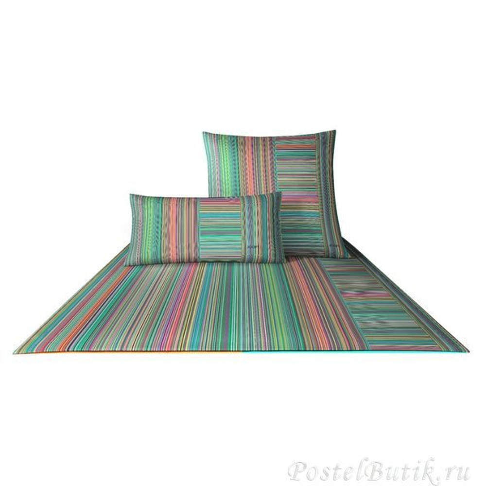Наволочка 50x70 JOOP! Fine Stripes зеленая Германия