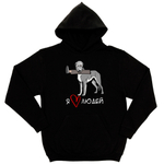 Толстовка "Волкодав любит людей"