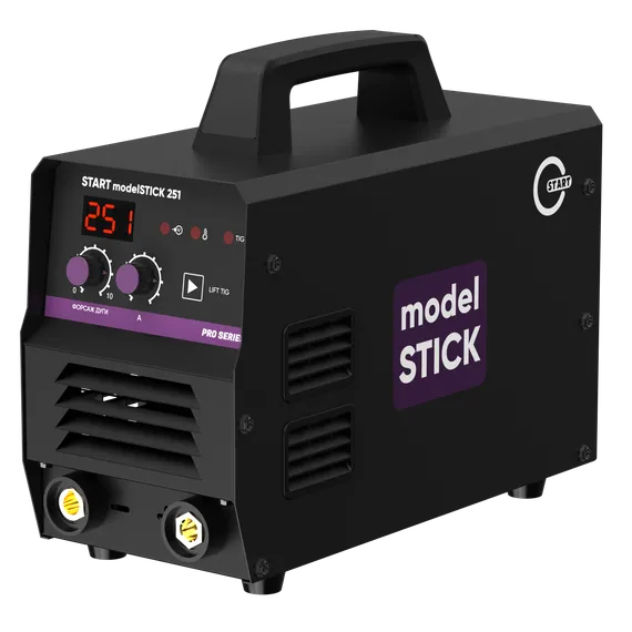 OSA START modelSTICK 251 Сварочный инвертор 1W251 — полупрофессиональный инверторный сварочный аппарат для монтажников, 251 А
